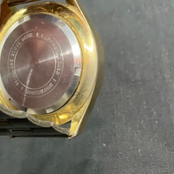 VINTAGE KRONOTRON ELECTRA CALENDAR LIFETIME MAINSPRING WINDING SWISS WATCH - Picture 7 of 7